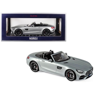 2017 Mercedes AMG GT C Roadster Silver Metallic 1/18 Diecast Model Car by Norev