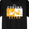 Corona Gold Griffin Icons Men's Black T-Shirt - 2 of 4