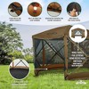 Hike Crew 12’ x 12’ Pop Up Gazebo, 6-Sided Outdoor Tent Canopy with Stakes, Ropes & More - 3 of 4
