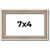 PosterPalooza | Photo Size Classic Modern Silver Frame - UV Acrylic, Foam Board Backing, Hanging Hardware - 2 of 4