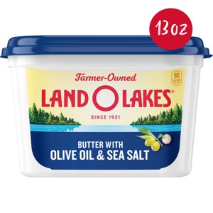 Land O Lakes  Butter with Olive Oil & Sea Salt - 13oz - 1 of 4