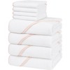 American Soft Linen Turkish Baby Toddler Hooded Bath Towel Set, 100% Cotton Soft Fluffy Baby Toddler Hooded After Shower Towels - 3 of 4