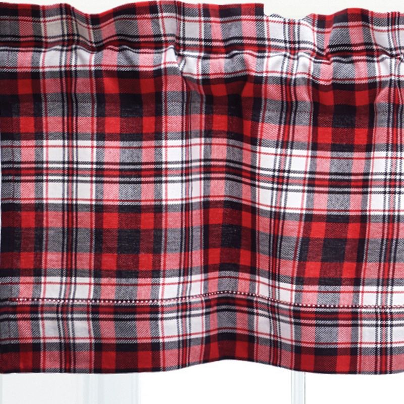 C&F Home Fireside Plaid Red Valance Collection, 3 of 5