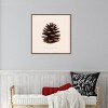 Amanti Art Merry Christmas No 1 by Florent Bodart Canvas Wall Art Print Framed 22-in. W x 22-in. H. - 4 of 4
