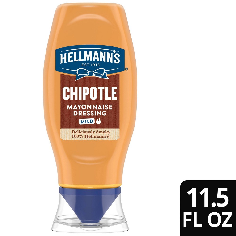 Hellman's Chipotle Mayonnaise Mild Spread & Dressing - 11.5oz. PACK OF 8