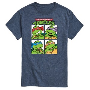 Men's - Teenage Mutant Ninja Turtles - Character Blocks Short Sleeve Graphic T-Shirt - 1 of 4