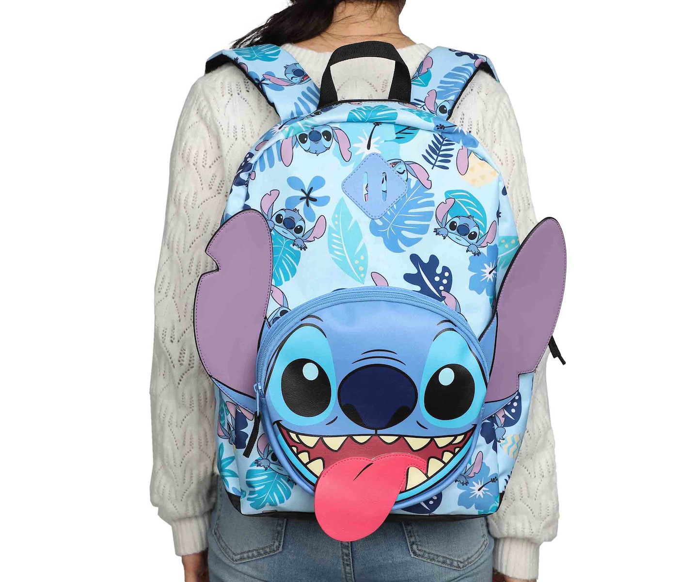 Рюкзак Disney Stitch 3D Character 17" — фото 7