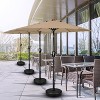 Gulches Tan 90-Inch Patio Umbrella with Crank and Tilt for Versatile Outdoor Use - 2 of 4