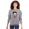 Betty Boop Zombie Cartoon Skeleton Women Crewneck Sweatshirt Brisco Brands - 2 of 4