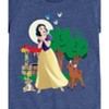 Girls' - Disney Princess - Snow White and Animal Friends Fitted Short Sleeve Graphic T-Shirt - 2 of 4