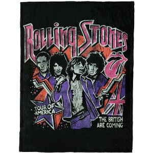 The Rolling Stones Blanket Tour of America Silk Touch Throw 46" X 60" Multicolored - 1 of 4