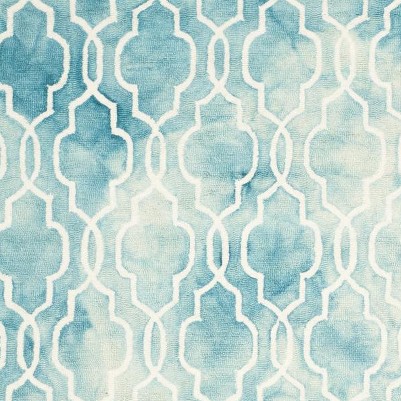 turquoise/ivory