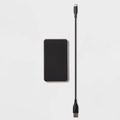 heyday™ 8000mAh Powerbank - Black and Gold