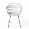 Set of 2 Poppy Dining Chair,white-Christopher Knight Home - 4 of 4