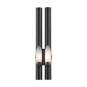 Livex Lighting Acra 2 - Light Wall Light in  Shiny Black - 1 of 1