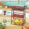 Simple Trending 3 Tier Fruit Basket Metal Wire with 4 Banana Hooks, Countertop Fruit Vegetable Basket - 2 of 4