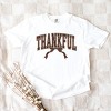 Varsity Thankful Coquette - Womens Garment Dyed Tee - 2 of 3