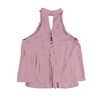 bar III Womens Keyhole Cold Shoulder Blouse, Pink, Medium - 2 of 2