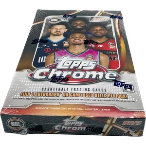2022-23 Topps Chrome NBL Basketball Hobby Box - 1 of 2