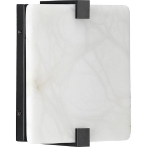 Progress Lighting, Earthy Elegance Collection, 1-Light Wall Sconce, Brushed Nickel, Stone Dust Shade - 1 of 4