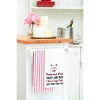 C&F Home Valentine's Day "I Love My Cat" Whiskers Embroidered Flour Sack Kitchen Dishtowel - 4 of 4