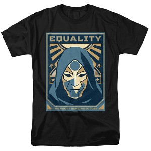 Legend Of Korra Equality Adult T-Shirt Black - 1 of 4