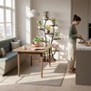 Fortune Candy 61" Tall Corner Shelf with LED Lights, Modern Display Shelf for Books, Plants, and Pet, MDF+Metal - 4 of 4