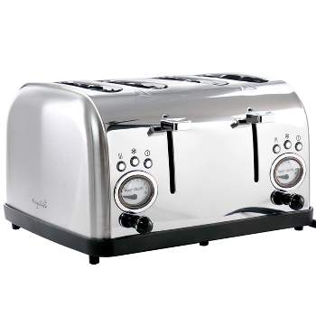 Black & Decker TR4900SSD 4-Slice Toaster - Silver