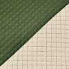 Collections Etc Lacey Scalloped Edge Reversible Quilted Furniture Protector - 4 of 4