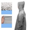 Unique Bargains Waterproof Reusable Rain Ponchos with Hood and Drawstring for Men and Women EVA 2 Pcs - 3 of 4