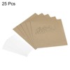 Unique Bargains Hollow Lace Cut Design Foldable Decor Table Name Place Cards 25 Pcs - 3 of 4