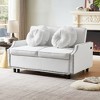 Convertible Sofa Bed, Pull Out Sofa Bed with 3 Levels Adjustable Backrest, Convertible Guest Sofa Bed for Living Room Small Apartment Bedroom - 2 of 4