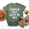 Simply Sage Market Women's Pumpkin Spice Keeps Me Nice Short Sleeve Garment Dyed Tee - 3 of 4