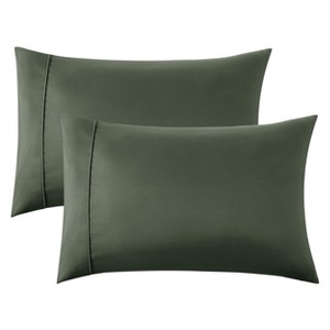 Bedsure-Polyester Microfiber Pillowcase 2 Pack Super Soft and Cozy Peached Fabric - 1 of 4