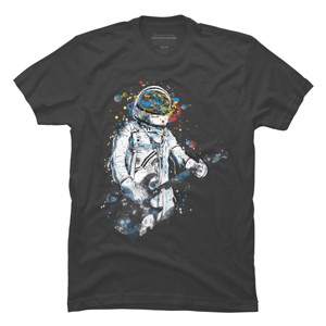 Men's Design By Humans space guitar By kharmazero T-Shirt - 1 of 4