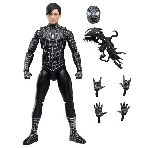 Marvel Legends Series Spider-Man Collectible Action Figure with 6 Symbiote Accessories - 1 of 4