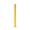 TAG Color Studio 10" Straight Taper Unscented Smokeless Paraffin Wax Candle Ochre Yellow Burn Time 10 hrs. Set 12 - 2 of 2