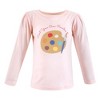 Hudson Baby Infant and Toddler Girl Long Sleeve T-Shirts, Creativity - 3 of 4