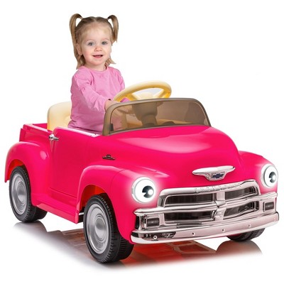 12V Kids Ride On Car, Licensed Chevrolet 3100 Pickup Battery Powered Electric Vehicle with Remote Control