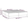vidaXL Box Spring Bed Frame California King Size - 2 of 4