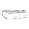 vidaXL Box Spring Bed Frame California King Size - image 2 of 4