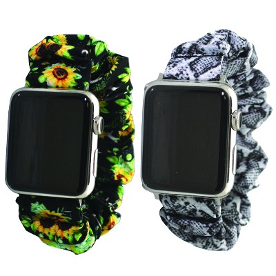 Olivia Pratt Printed Scrunchie Apple Watch Band