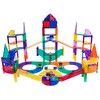 PICASSO-TILES 150 PC Race Track, Magnetic Tiles, Building Blocks, STEM Toys for Kids 3+ - 2 of 4