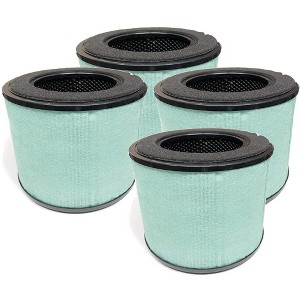 Nispira BS-08 3-in-1 HEPA Air Filter Replacement Compatible with Partu Air Purifier BS-08, 4 Packs - 1 of 3
