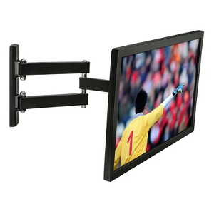 Mount-It! Full Motion TV Wall Mount, Articulating Computer Screen Bracket for 23 - 42 inch Screens Fits Up To VESA 200x200mm, 66 Lbs. Capacity - 1 of 4