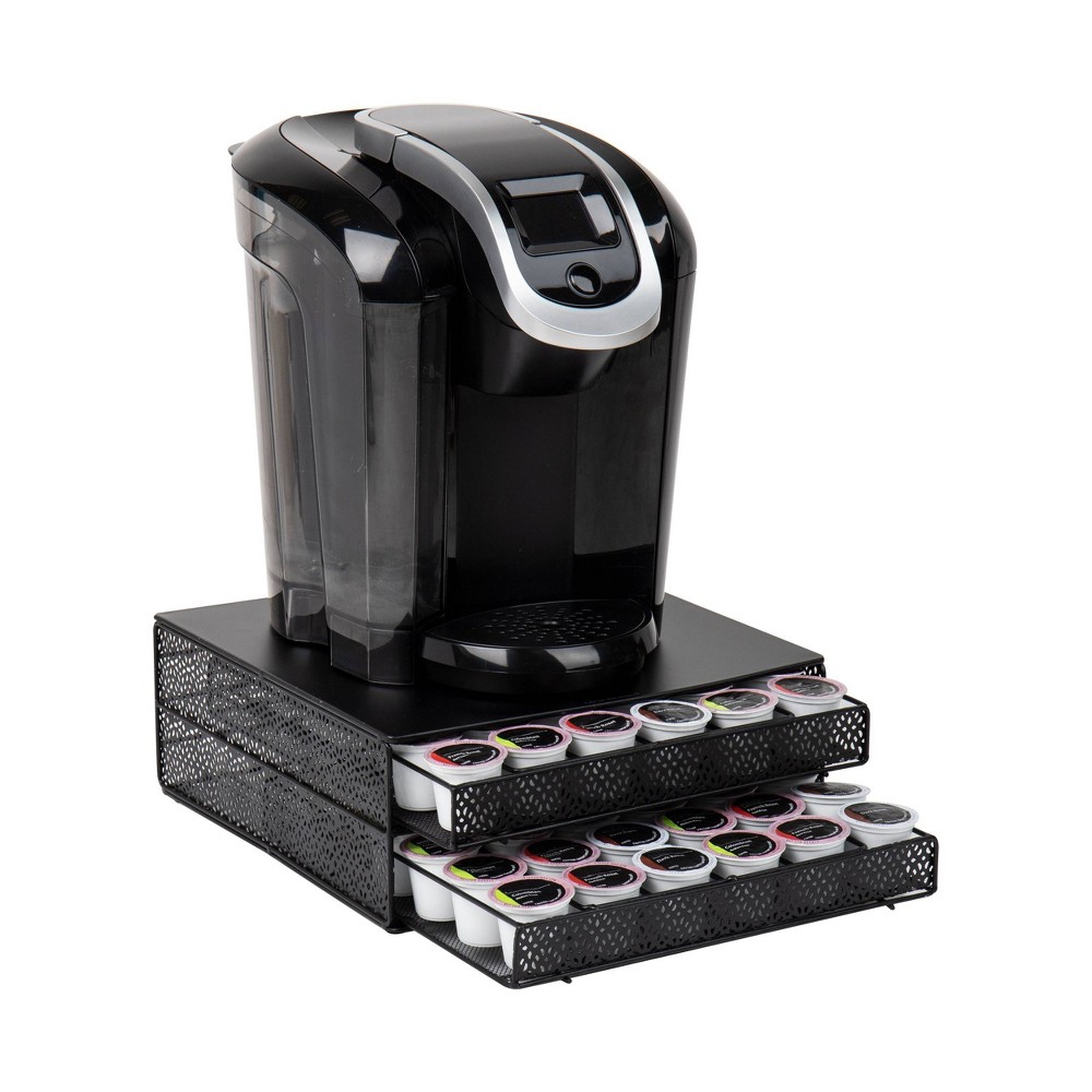 Photos - Coffee Makers Accessory Mind Reader Single-Serve Coffee Pod Organizer with 2 Drawers 72 Pod Capaci
