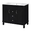 VYNXARIA 36'' Bathroom Vanity with Top Sink - Modern Storage Cabinet with Soft Close Doors - 3 of 4
