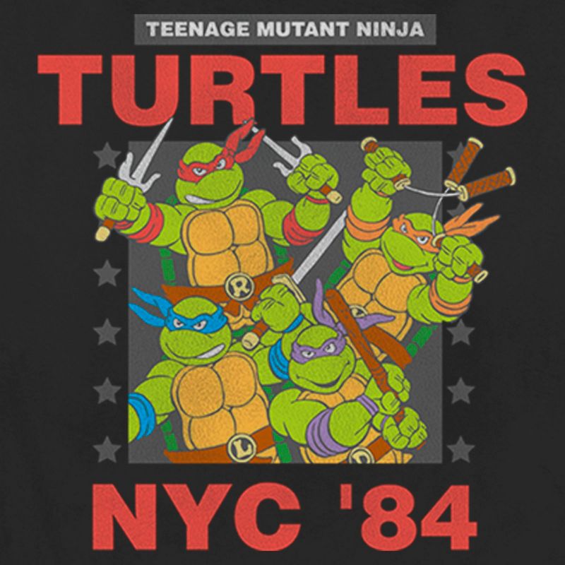Women's Teenage Mutant Ninja Turtles NYC '84 Poster T-Shirt, 2 of 5