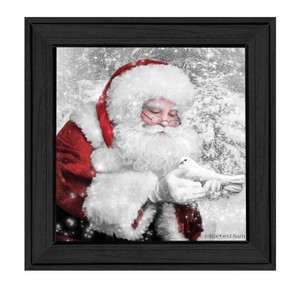 "Santa's Little Friends" by Bluebird Barn, Ready to Hang Framed Print, Black Frame - 1 of 4