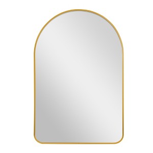 PexFix Arch Wall Mirror for Bathroom with Metal Frame Round Corner for Wall Decoration Set of 2 - 1 of 4